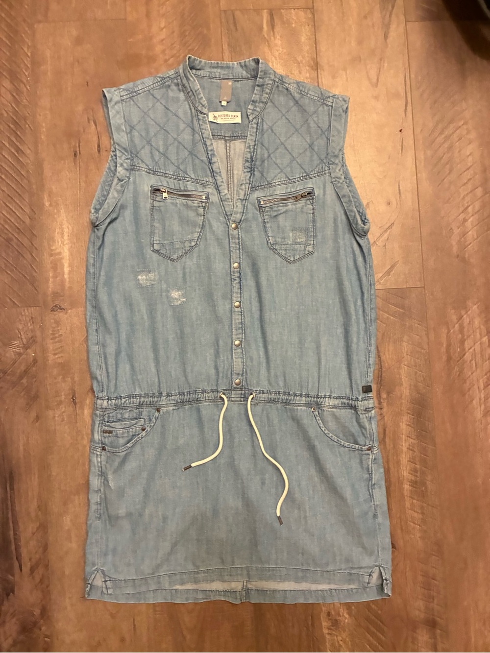 G-Star RAW "Light Aged Restored" Denim Utility Shirt/Jacket - Baby Blue
